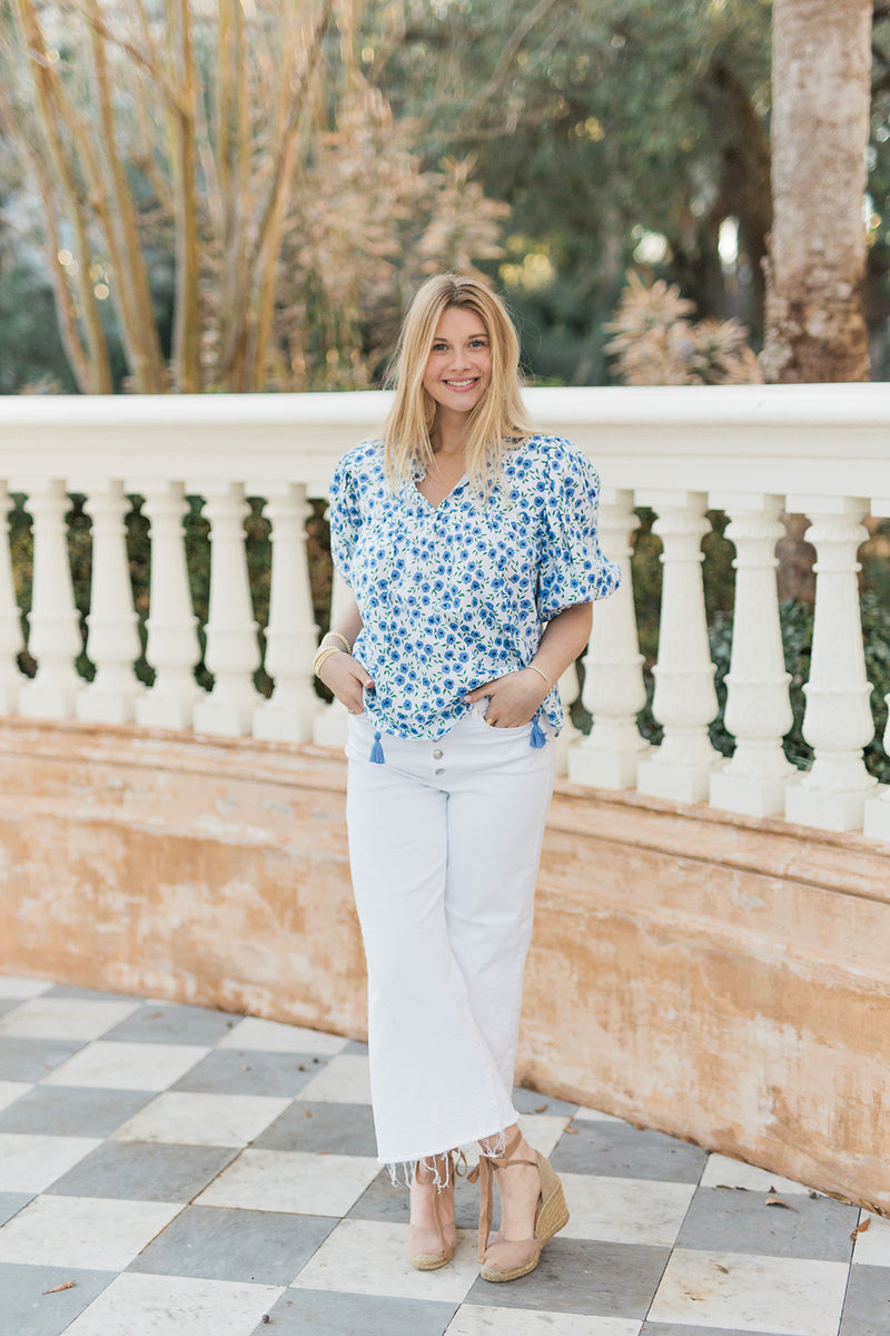 Middleton Blouse in Periwinkle