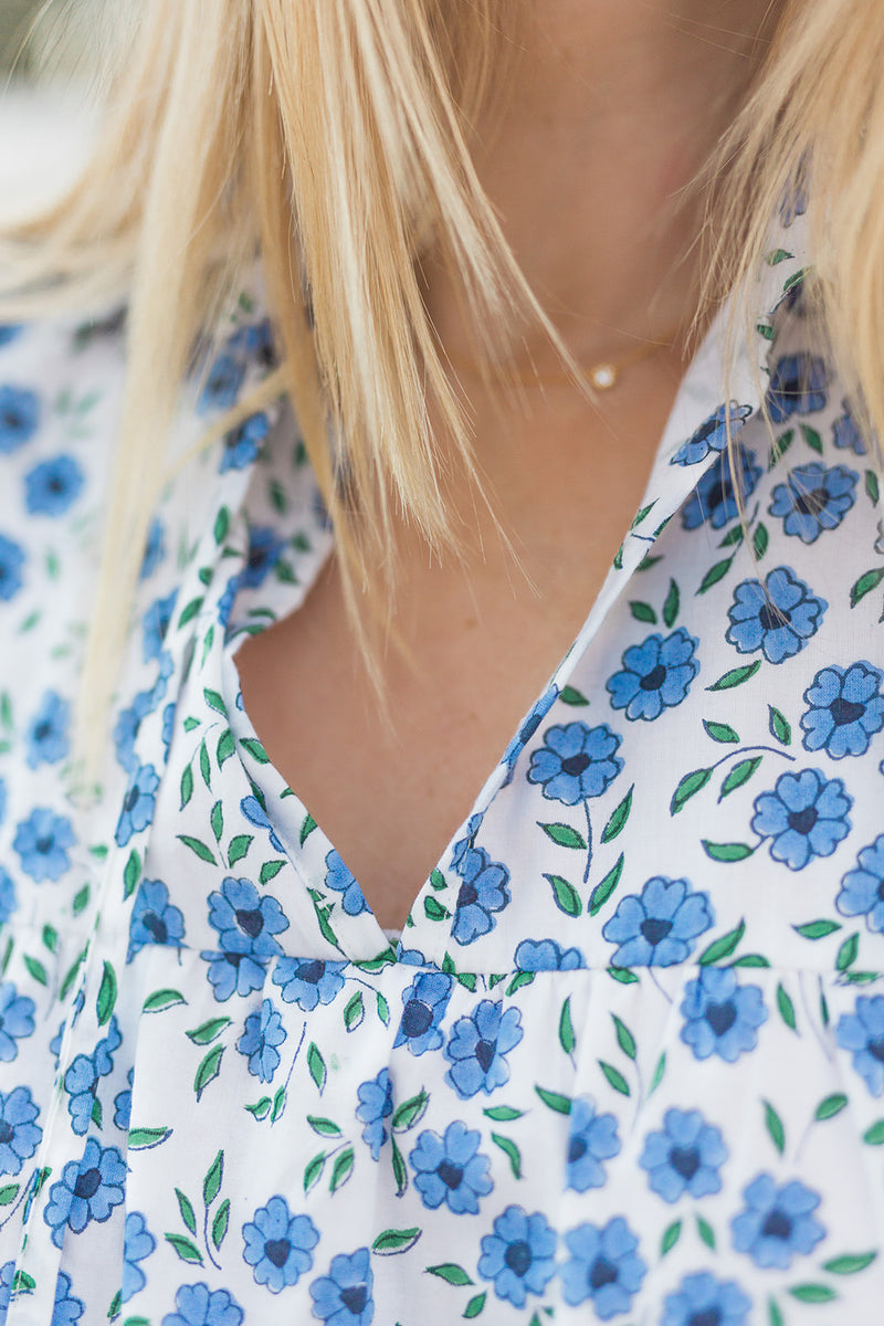 Middleton Blouse in Periwinkle