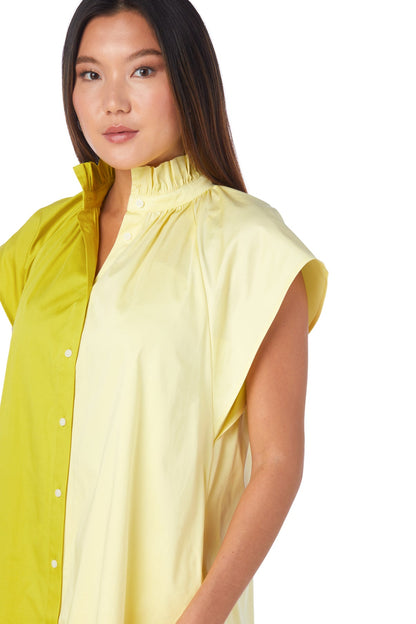 Wilhelmina Dress in Chartreuse