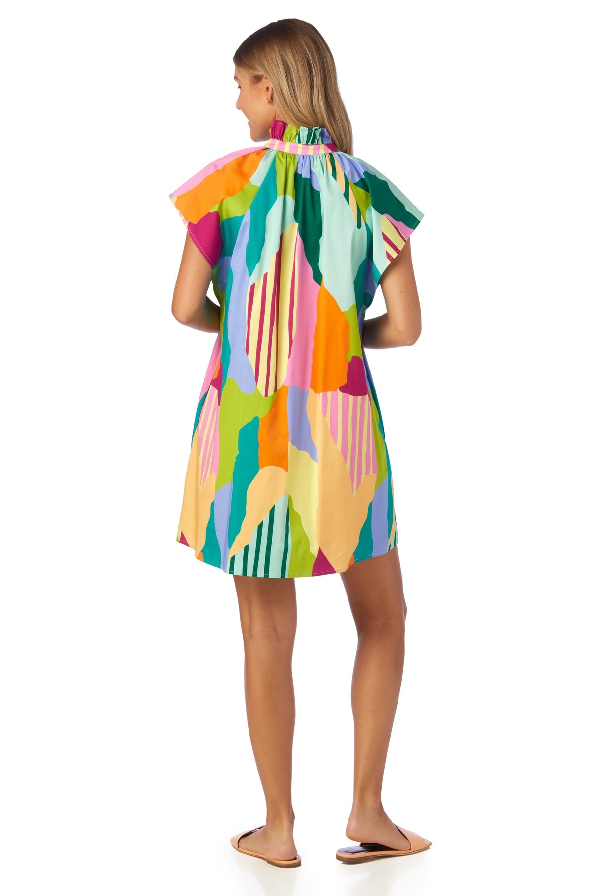 Wilhelmina Dress in Color Fields