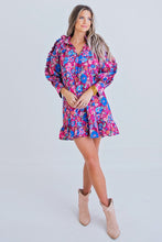 Load image into Gallery viewer, London Floral Ruffle Sleeve Dress
