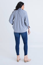 Load image into Gallery viewer, Black Ruffle Sleeve V Neck Top
