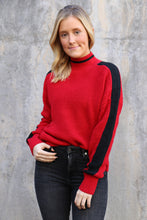 Load image into Gallery viewer, Cruise Sweater in Ruby
