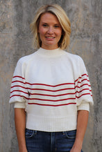 Load image into Gallery viewer, Red/White Stripe Sweater
