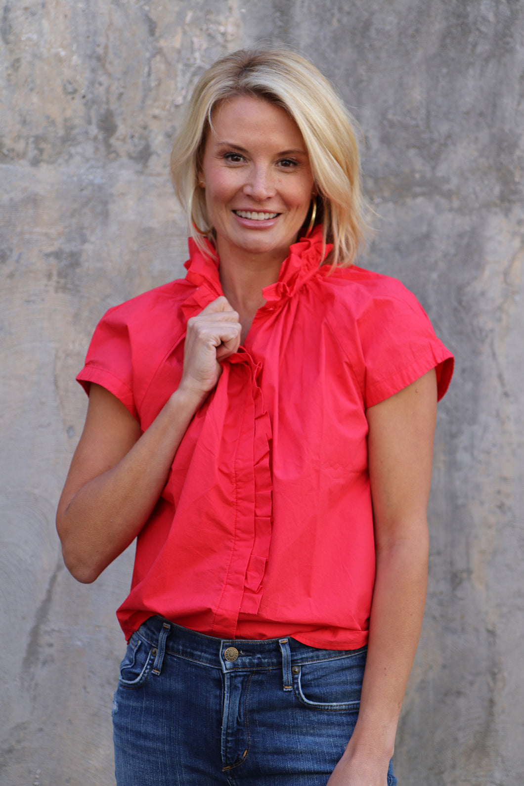 Leah Shirt in Red