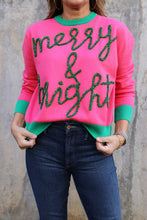 Load image into Gallery viewer, Pink Merry and Bright Sweater
