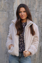 Load image into Gallery viewer, Faux Fur Coat in Maple
