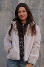 Load image into Gallery viewer, Faux Fur Coat in Maple
