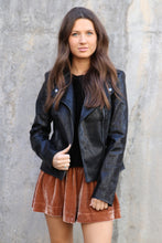 Load image into Gallery viewer, Quinn Textured Moto Jacket

