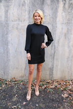 Load image into Gallery viewer, Tinsel Black Sparkle Dress
