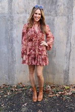 Load image into Gallery viewer, Grace Maple Sugar Dress in Red Marble
