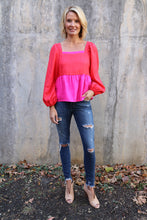 Load image into Gallery viewer, Jamey Top in Mollie Pink

