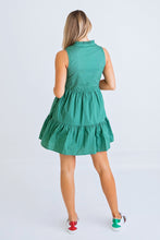 Load image into Gallery viewer, Emerald Sleeveless Tiered Dress
