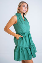 Load image into Gallery viewer, Emerald Sleeveless Tiered Dress
