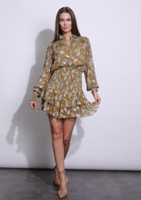 Load image into Gallery viewer, Florentina Print Blouse in Camel Garden
