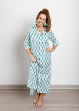 Load image into Gallery viewer, Long Sleeve Maxi in St Tropez Blue
