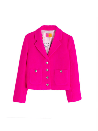 Jackie Short Coat in Pink