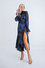 Load image into Gallery viewer, Floral Smock Neck Midi Dress
