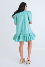 Load image into Gallery viewer, Jade V Neck Puff Sleeve Dress
