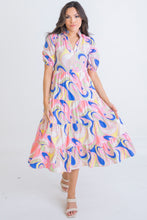 Load image into Gallery viewer, Multi Swirl V Neck Dress
