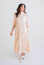 Load image into Gallery viewer, Sand Puff Sleeve Tiered Dress
