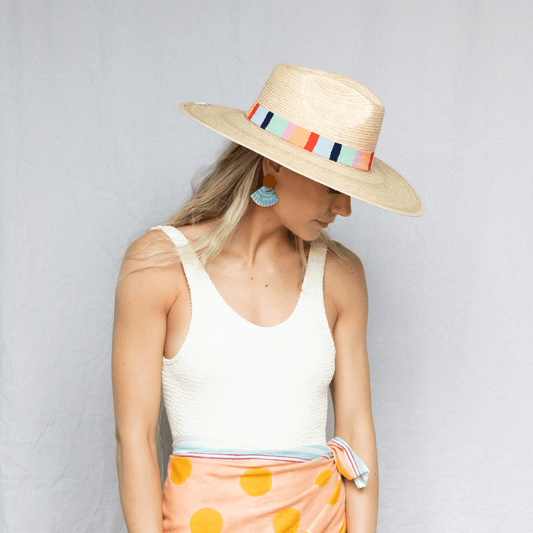 FINAL SALE Paola Palm Hat