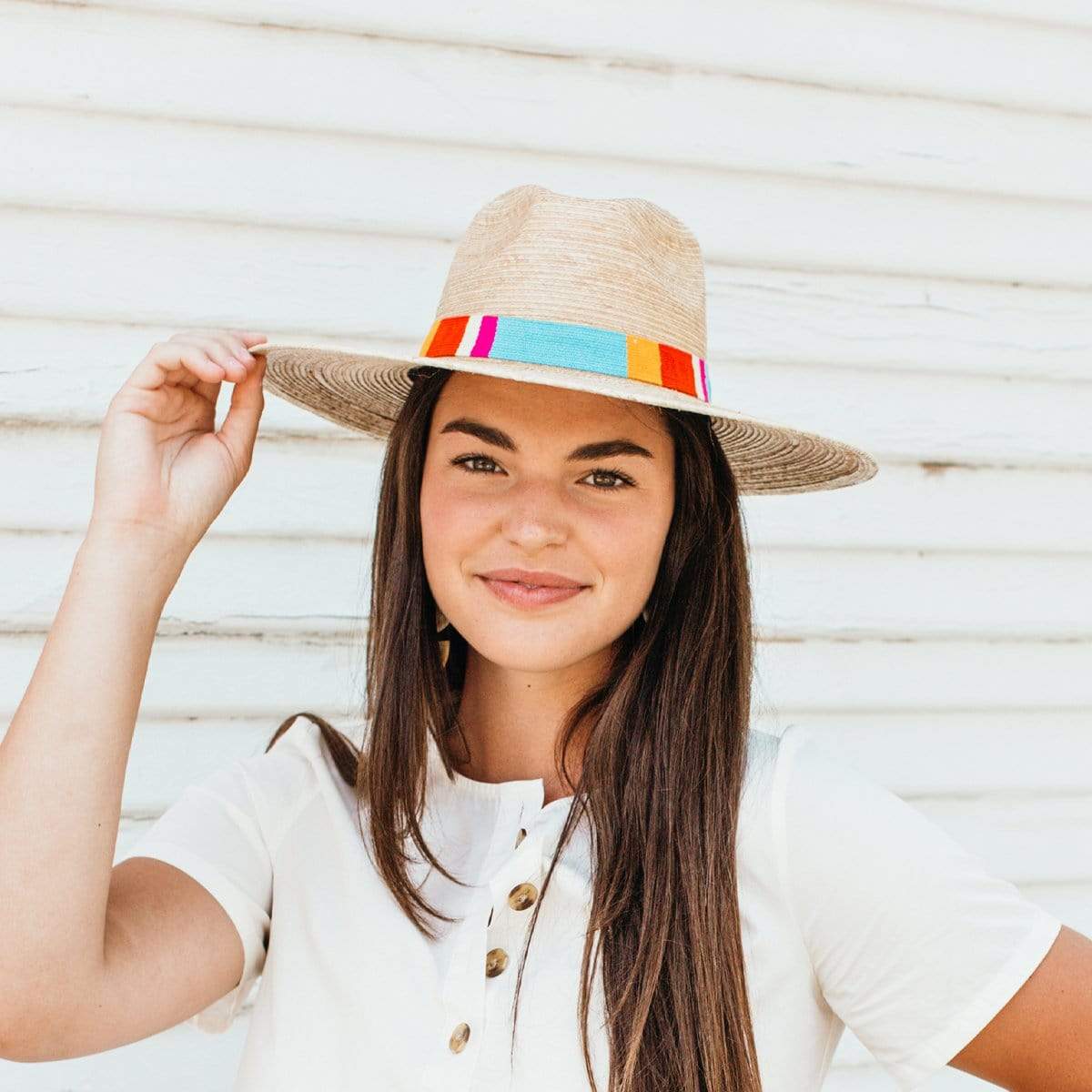 FINAL SALE Sandra Palm Hat