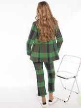 Load image into Gallery viewer, Ro Pant in Navy/Green Check
